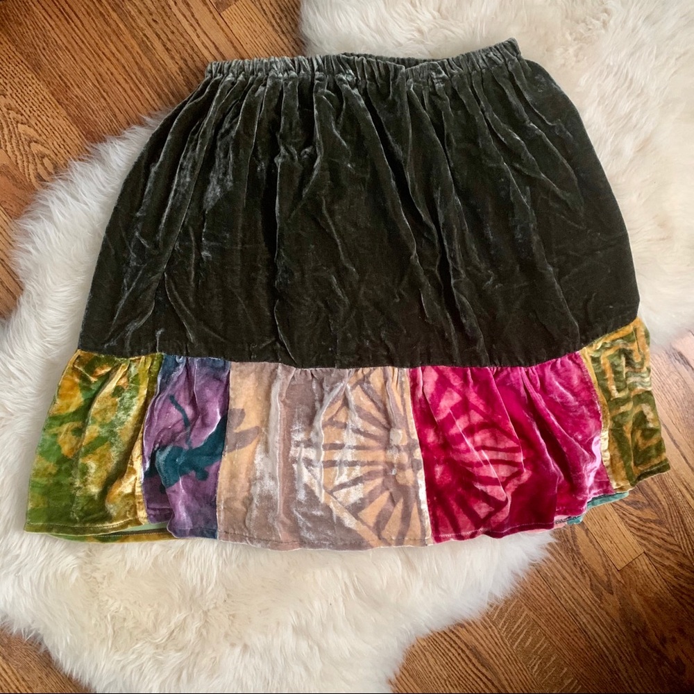 Velvet Circle Skirt